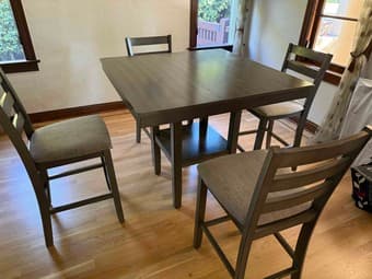 5 piece counter height dining set 2