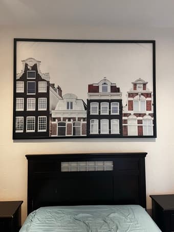 Huge framed canvas 2