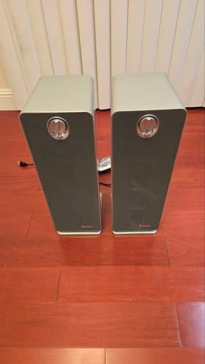Pair of Sharper Image Ionic Breeze Quadra Air Purifiers 1