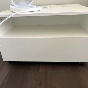 Modern Square Coffee Table with Wheels. Available Today! 1