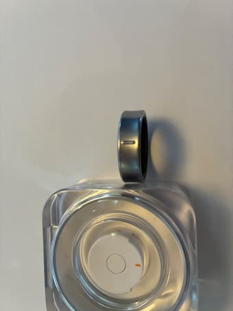 Samsung Galaxy Ring Titanium Silver Size 10 with Case 2