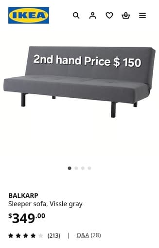 Sleeper sofa 2