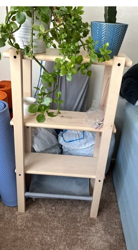 IKEA wooden shelf 1