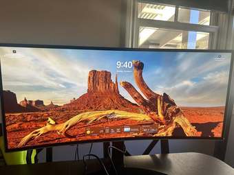 LG 34 inch ultrawide QHD IPS Monitor with USB Quick Charge 1