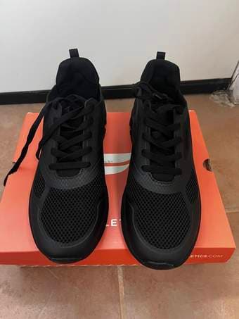 Black mesh sneakers W9.5 1