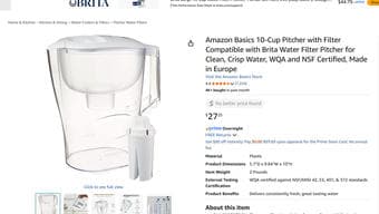 Water Filter Pitcher (Amazon Basics) 2