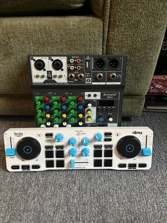 Bomaite BF+ mini audio DJ mixer sound board 1