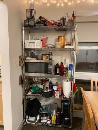 Large, wire rack shelf (5 tiers) - $75 OBO 1