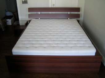 Rare Ikea Hopen Queen Bedframe - no longer made in this style 2