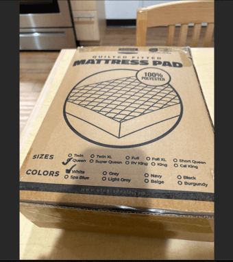 Queen size fitted mattress pad - $10 @stanford.edu 2