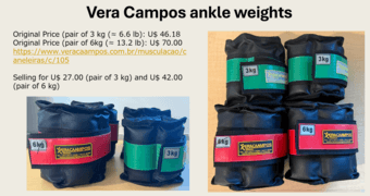 Adjustable  ANKLE WEIGHTS 2