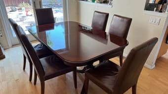 Beautiful Pottery Barn Wood Dinner Table 1
