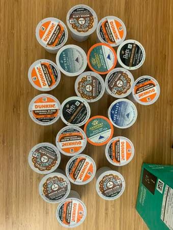 Reusable K-Cups (3 Pack) + Bundle of ~20 Coffee Pods + ~500 Coffee Sti 2
