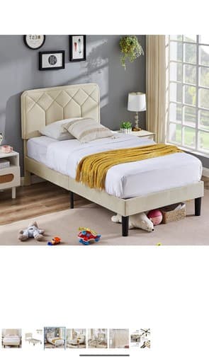 Bed with Mattress 3