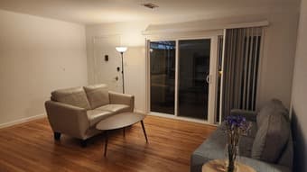 1B/1B in a 2B/2B apartment, College Terrace 1