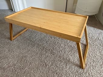 Bamboo breakfast (bed) tray 1