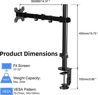 Single Monitor Mount Arm — $20 3