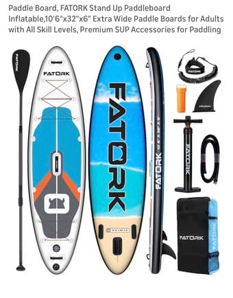 Inflatable Paddle Boards X 2 *ALMOST NEW* 3