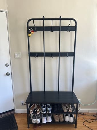 Coat rack + shoe rack 1