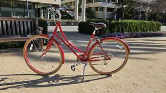Red commuter bike for sale 2