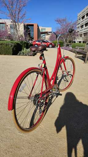 Red commuter bike for sale 3
