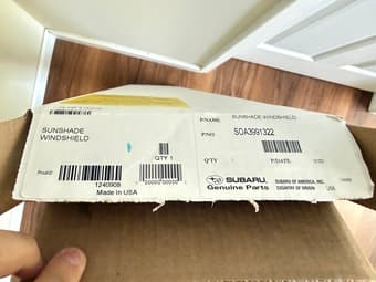 Subaru Windshield Sunshade for crosstrek (SOA3991322) 1