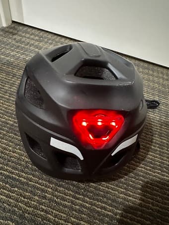 Bike helmet with built in light 2
