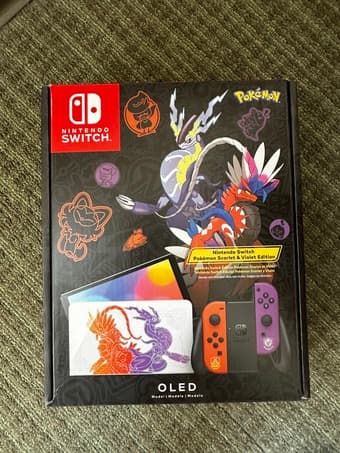 Brand New Nintendo Switch OLED Pokemon Scarlet & Violet Edition. 1