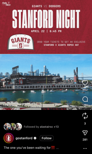 Selling 2 SF Giants v. LA Dodgers Stanford Night tickets! -- April 22 1