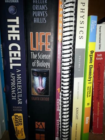 Selling Books(incl.BIO42,PHYSICS41,CHEM33,CS103,CHINLANG27,CogPsy,GRE) 1