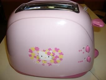 <SALE> Cute pink Hello Kitty toaster 1
