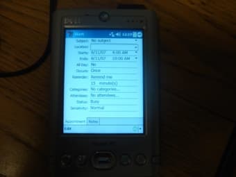 $120 - Dell Axim X30 PDA - Wireless/Bluetooth/Windows Mobile 3