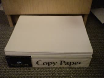 copy paper above 700 sheets---$3 1