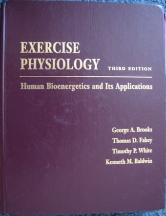 Exercise Physiology 1