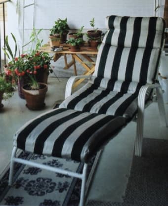 Patio Furniture ??????? chaise lounge and padded chair 1