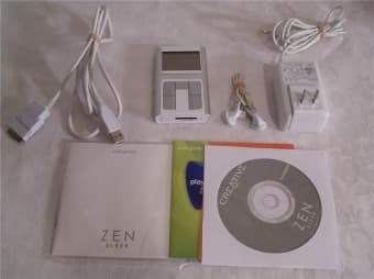 Creative Zen Sleek 20GB MP3 Player -- gently used, great condition $55 2