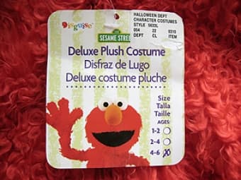 NEW Sesame Street "ELMO" Halloween Costume CHILD 4-6, $25 2