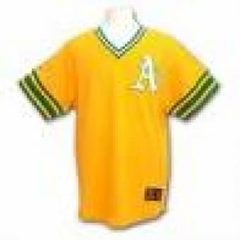 Oakland A's Extra Large Jersey Yellow BRAND NEW ..with TAG 35 1