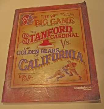 1987, 1988 Big Game Football Programs 1