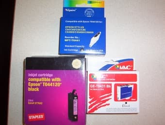 Inkjet cartridges for EPSON C64, C66, C84, C86, CX4600, CX6400, CX6600 1