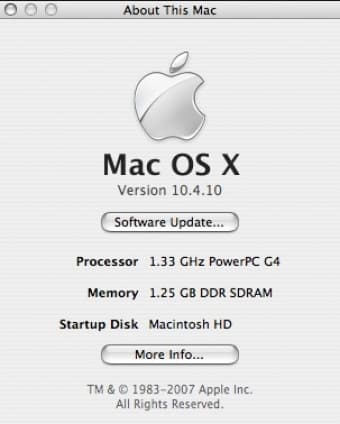 15" Apple PowerBook G4 1.33GHz, 1.25GB SDRAM, great condition, OS10.4 2
