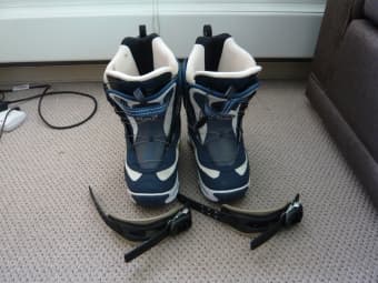 Women?????????????????s Spice Snowboard (130cm), bindings and K2 boots (size 6) 2