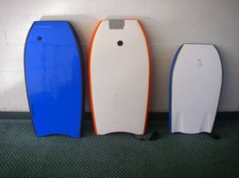 Bodyboards and Fins $10-$35 2