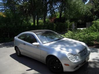 2002 Mecedes-Benz C230 Sport Coupe Silver - $11850 3