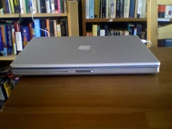 15" Mac PowerBook G4 laptop, Lacie external DVD burner, MSOffice: $450 2