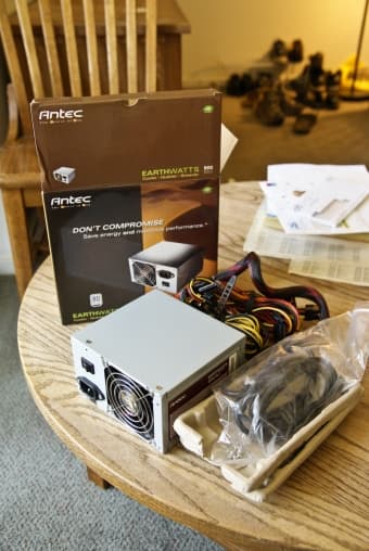 Antec Earthwatts 500w power supply 80+ High Efficiency New In Box $65 1