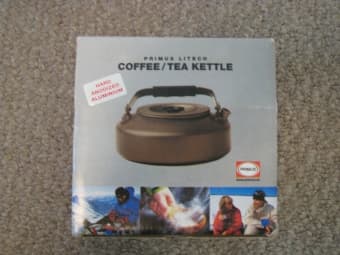 Camping gear - tent and tea kettle - $10 2