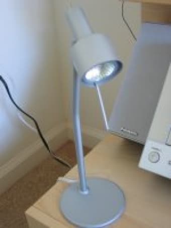 Work lamp $7 / Table lamp $4 / Mirror $5 1
