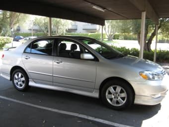 2004 Toyota Corolla S (Silver), 24K miles, Leather - $14,500 2