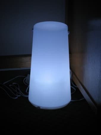 Two Blue Lamps, $10 for the pair 1